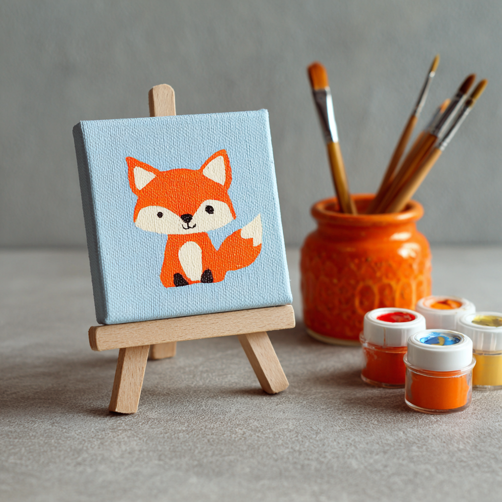 Good Goodie Artist Kit Party Bags – 10 Sets, Kids Art Activity, Owl & Fox Options
